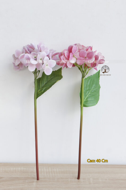 Hoa Cẩm Tú Cầu Giả 40cm hàng Đẹp
