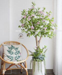 Cây Hoa Sim Giả Cao 1,5m Phối Vườn