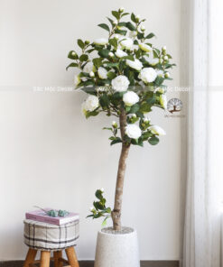 Cây Hoa Trà Trắng Giả Cao 1,5m