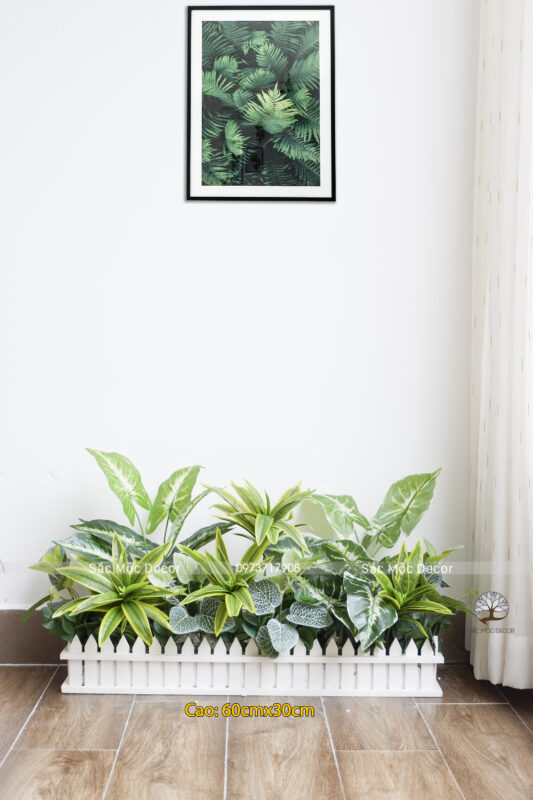 Hàng Rào Cây Giả Tiểu Cảnh Cao 30cm