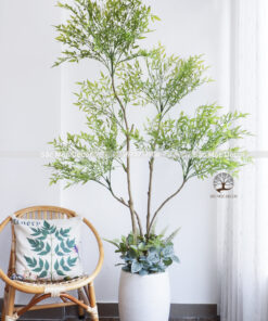 Cây Nam Thiên Trúc Nhiều Nhánh Giả Cao 1,9m