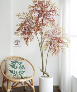 Cây Nam Thiên Trúc Lá Đỏ Giả Cao 1,8m