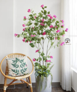Cây Hoa Giấy Hồng Giả Cao 1,65m
