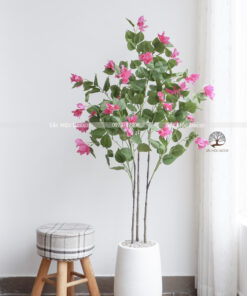 Cây Hoa Giấy Hồng Giả Cao 1,4m