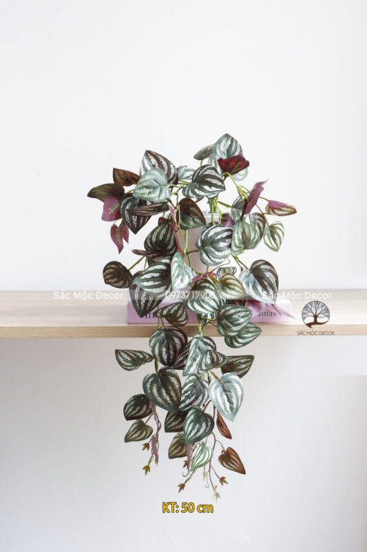 Chậu Dây Leo Sọc Tía Giả Dài 50cm